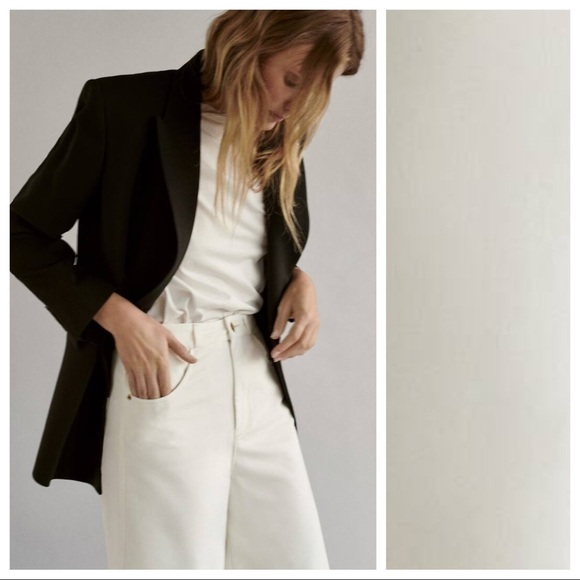 NWT. Massimo Dutti Cream Skort/Trousers. Size 10. - Picture 3 of 7